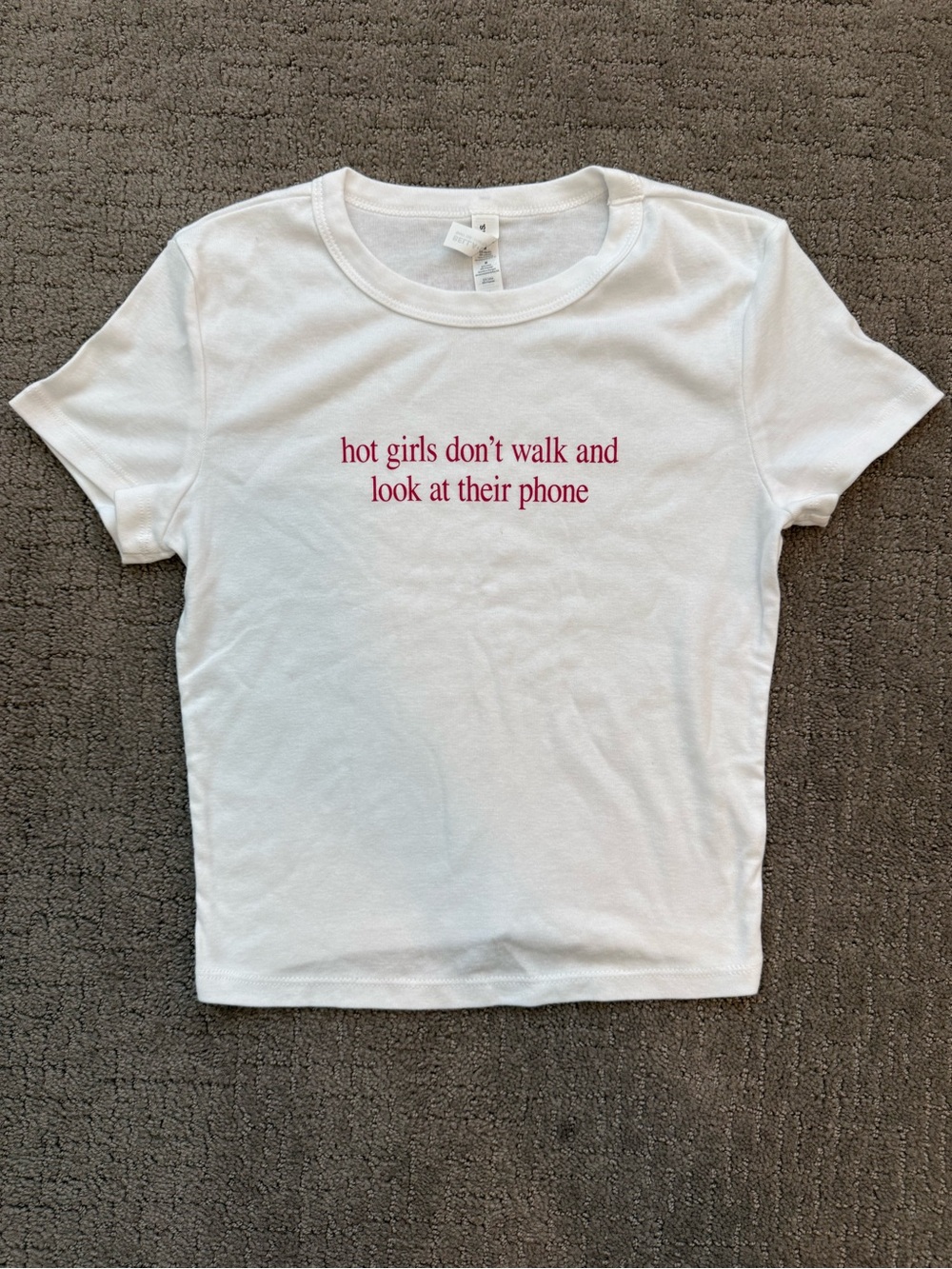 NWOT Hot Girl Walk Baby Tee